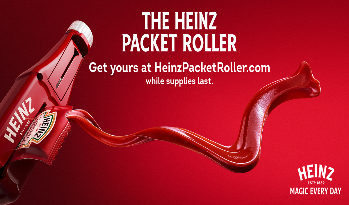 Heinz Unveils Packet Roller to Squeeze the Most out of a Sauce Packet
